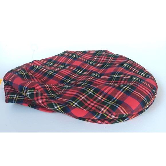Glen Appin Of Scotland Hat Polyester Wool  Bend Red Plaid  Tartan County New - Picture 2 of 7